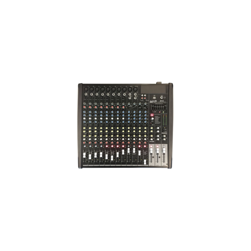 Work Pro Console de mixage 12/16 voies, 100 effets, 4 groupes, 4 aux
