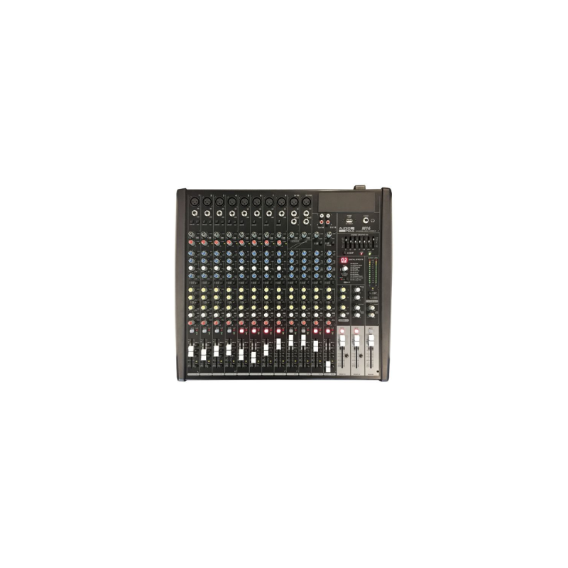 AUDIOPOLE Console de mixage 12/16 voies, 100 effets, 4 groupes, 4 aux