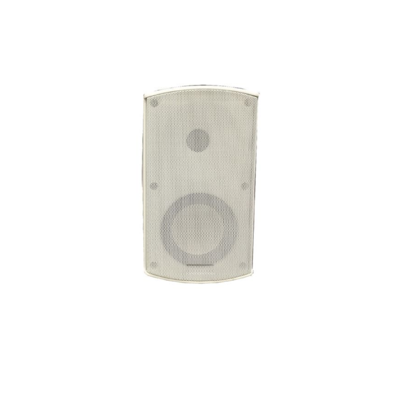 Work Pro Enceinte 2 voies 10cm+tweeter 2-4-8-16 W/100 V, 16W/8 Blanc