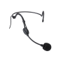 Work Pro Micro serre tête électret cardioïde mini XLR3 femelle, noir