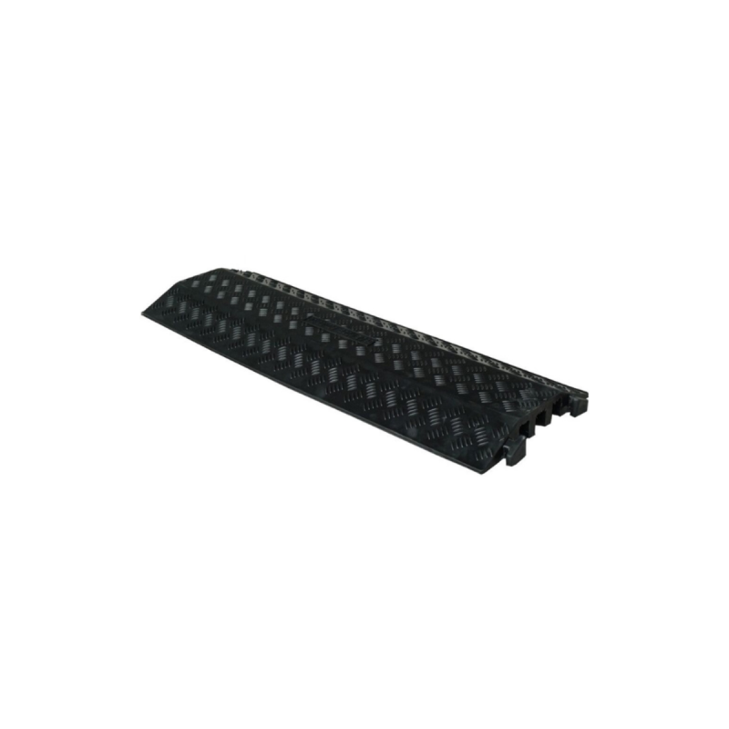 Work Pro Passage de câble clipsable 1 m. - 10 t. -3 canaux, noire