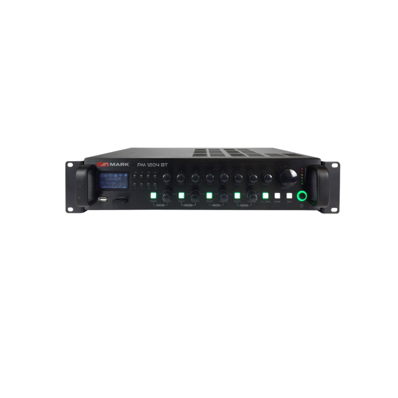 Work Pro Mélangeur amplifié 4 zones max 120W/100V 3 mic, 3 line + BT