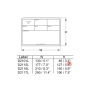 Work Pro Etiquette autocollante vierge pour flight-case 160 x150 mm