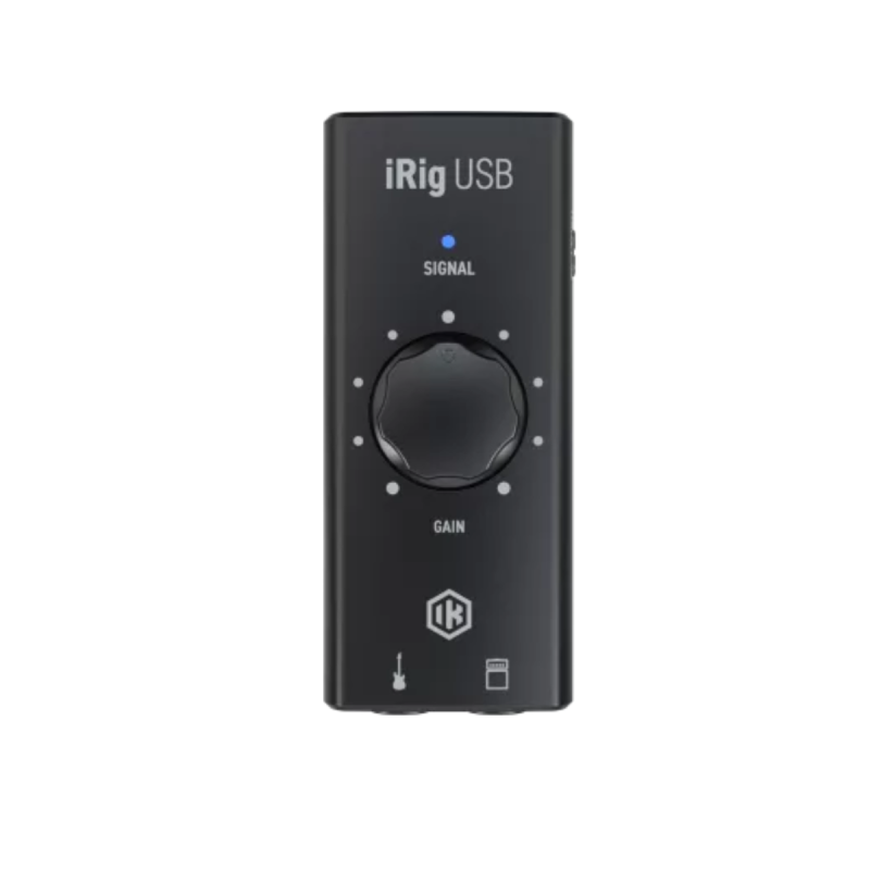 IK Irig-USB Interface audio Compacte pour guitare ou basse