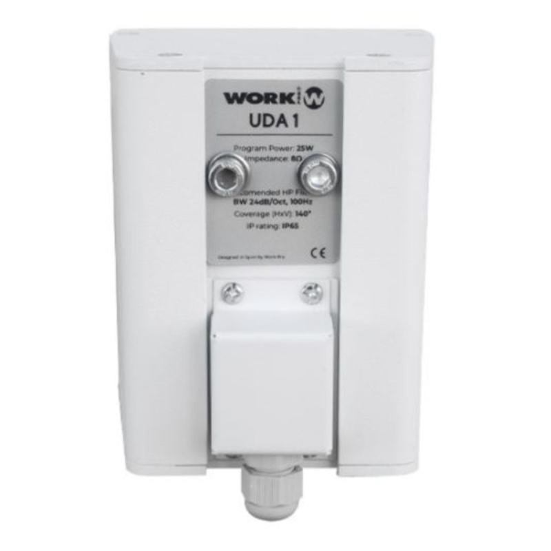 Work Pro Enceinte large bande 1x2,75" - 25W/8Ohms, IP65, blanc