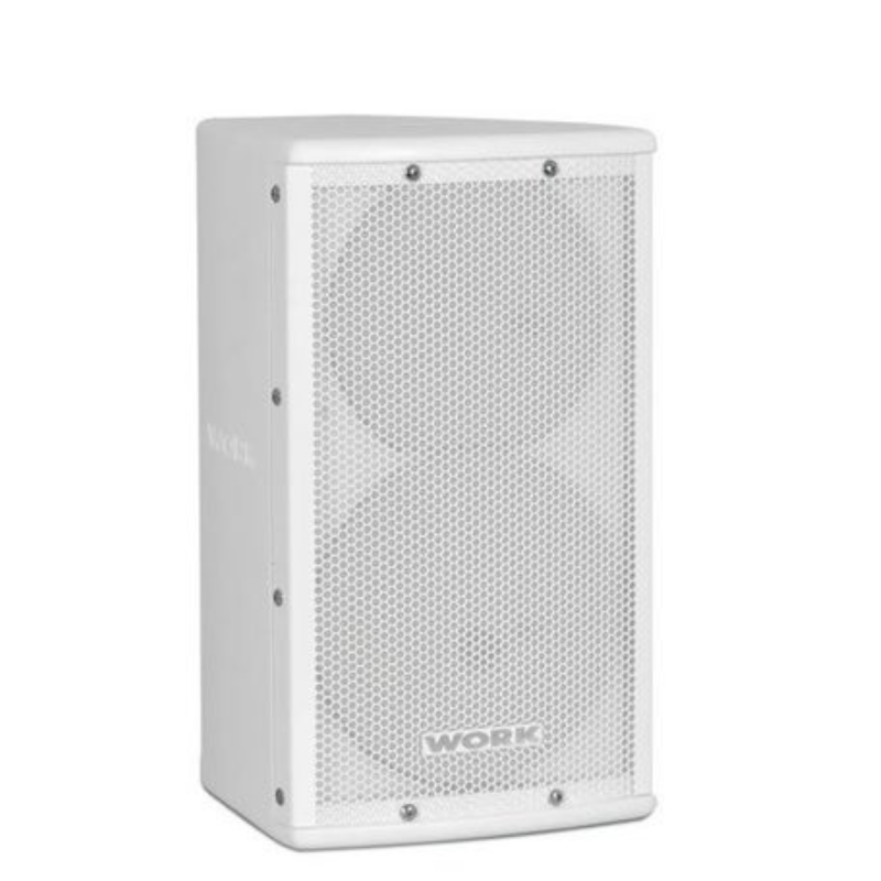 Work Pro Enceinte large bande 2x2,75" - 50W/8Ohms, IP65, blanc