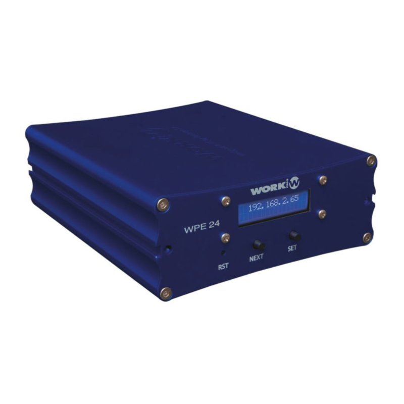 Work Pro DSP 2 in 4 out réseau WorkCAD3 BlueLine