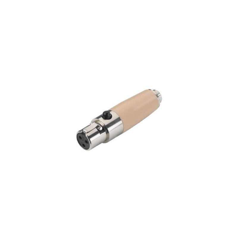 Work Pro Adaptateur minijack femelle vis vers mini XLR 3 beige