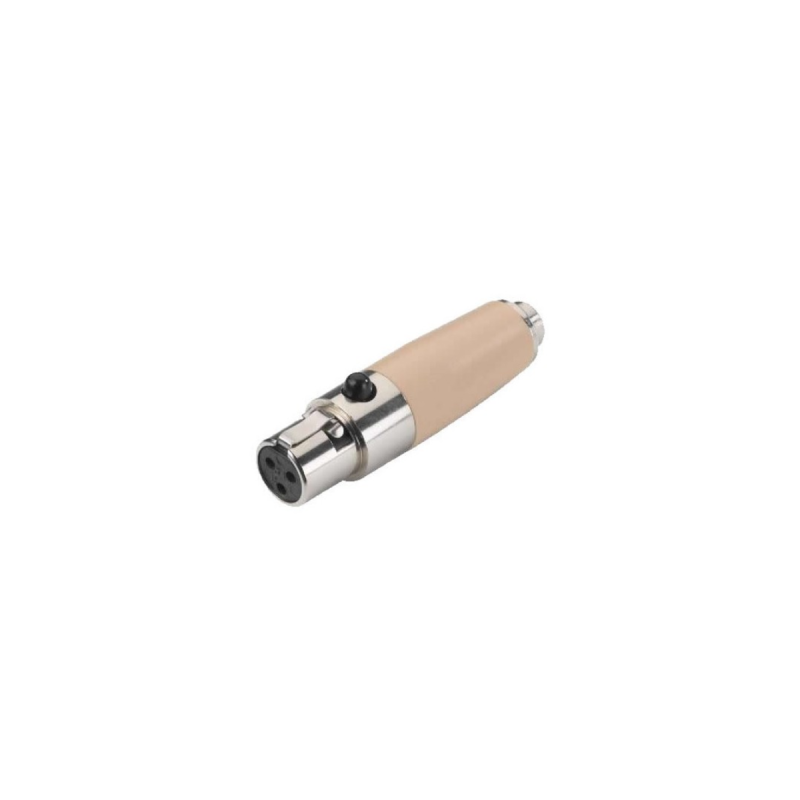 Work Audiopole Adaptateur minijack femelle vis vers mini XLR 3 beige