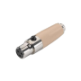 Work Pro Adaptateur minijack femelle vis vers mini XLR 3 beige