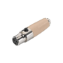 Work Audiopole Adaptateur minijack femelle vis vers mini XLR 3 beige