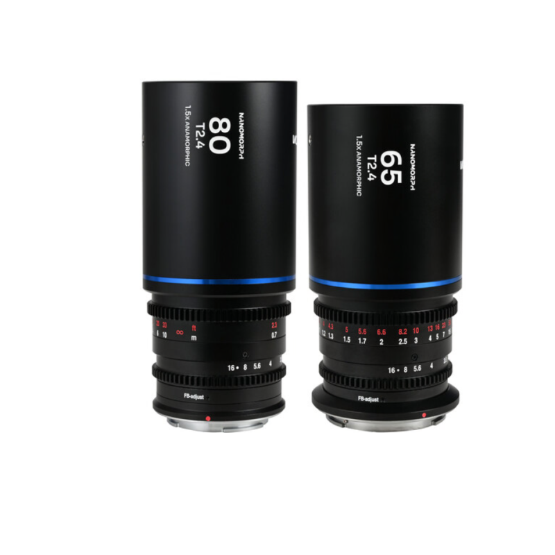 Laowa Nanomorph S35 Prime 2-Lens Bundle (65,80mm) (Blue) PL + EF
