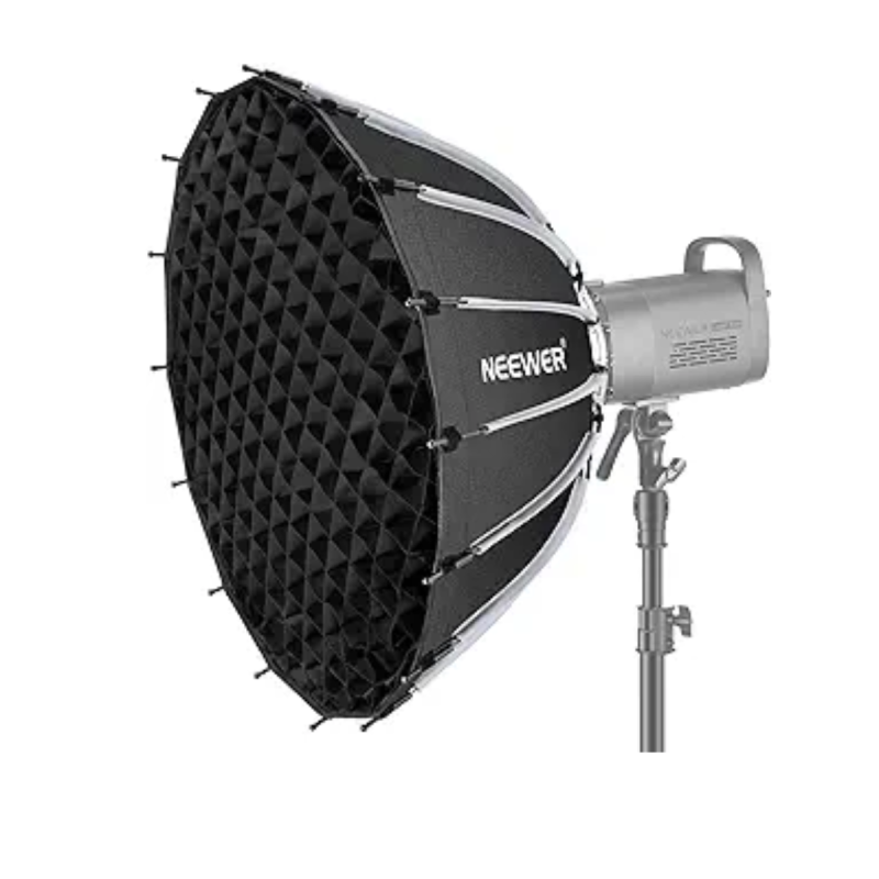 Neewer 65cm Wide Parabolic Quick Release Softbox With Honeycomb Grid
