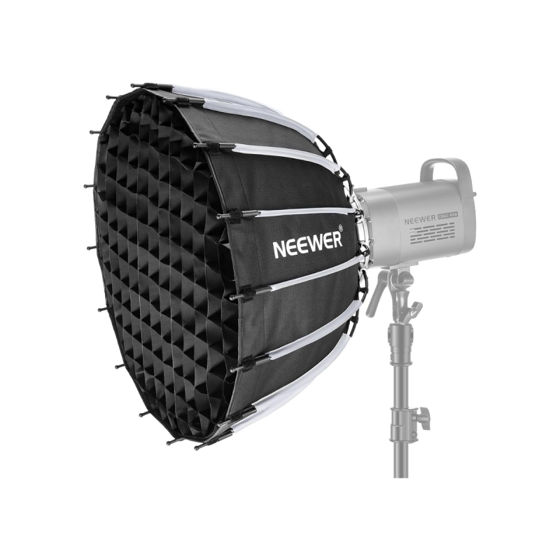 Neewer 55cm Deep Parabolic Quick Release Softbox With Honeycomb Grid