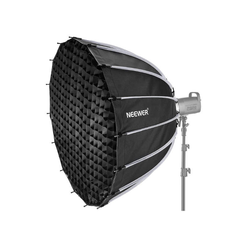 Neewer 120cm Deep Parabolic Quick Release Softbox With Honeycomb Grid