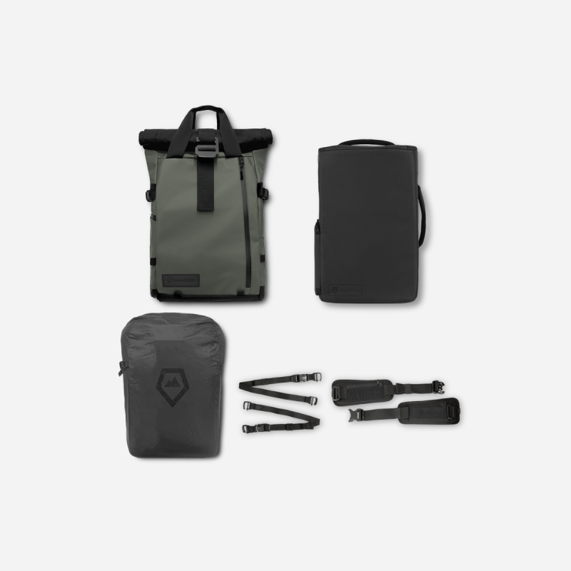 WANDRD PRVKE 21-Liter Green Pro Photography Bundle V3