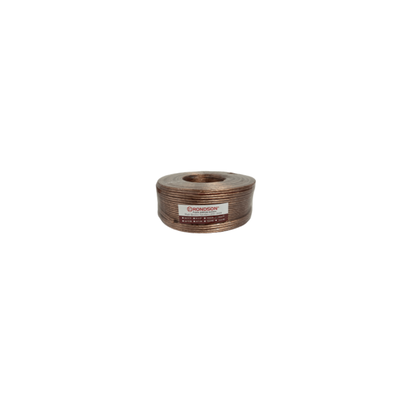 Rondson Câble Haut-Parleur 2 x 1,5 mm x 100 ml couleur cuivre