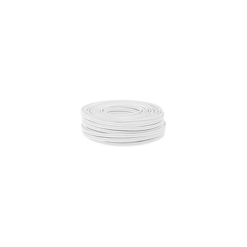 Rondson Câble Haut-Parleur 2 x 1,5 mm x 50 ml couleur blanche