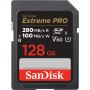 Sandisk Carte SDXC Extreme Pro 128GB 280MB/s - V60