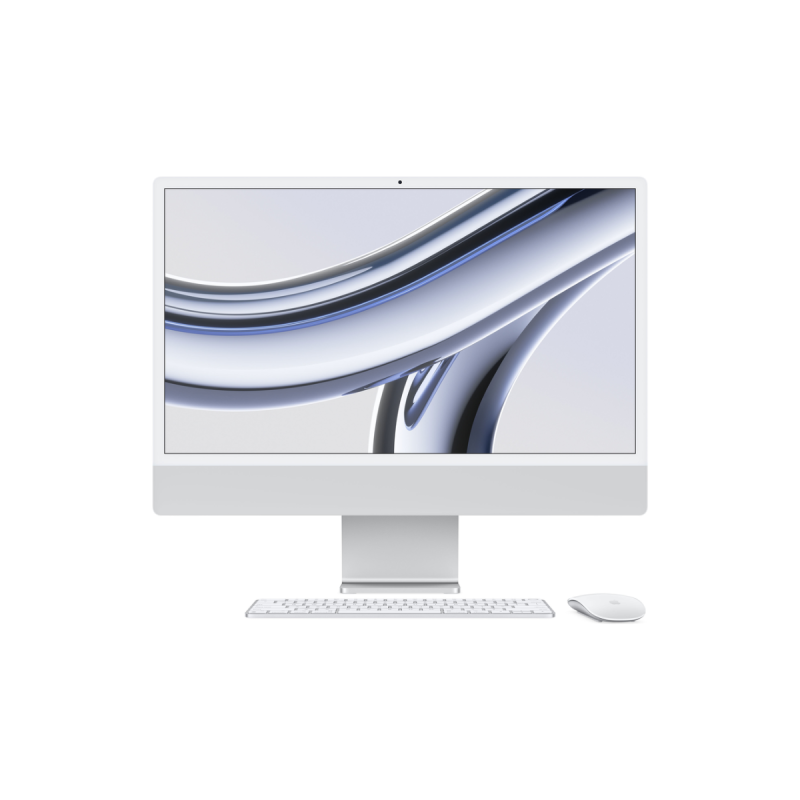Apple iMac M3 8/10 (2023) 24" 8 Go 256 Go Gris + pavé Num.