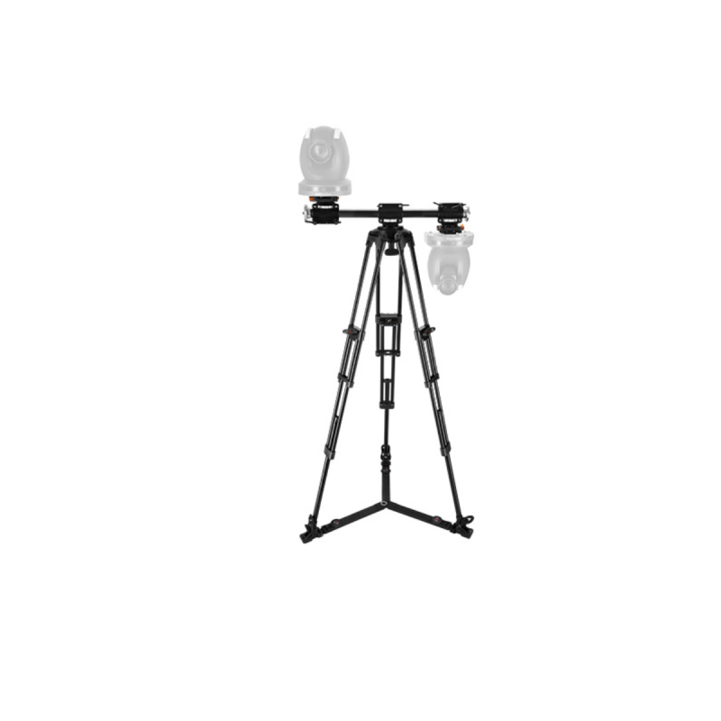 E-IMAGE Alu Tripod Legs 100mm Bowl dual-base tripod boom