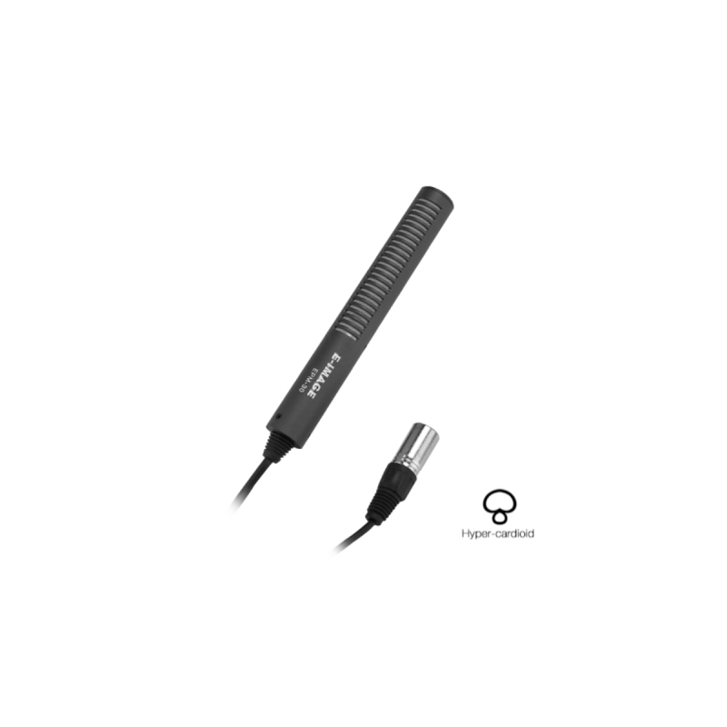 E-Image EPM-30 Microphone canon pour caméscope avec câble XLR