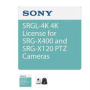 Sony Caméra robotisé SRG-X120 noire avec licence 4K