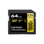 Lexar Pack de 2 Cartes SDXD Pro Gold Series UHS-II 1800x 64GB V60