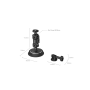 SmallRig 4468 Triple Magnetic Suction Cup Mounting Support Kit for Ac