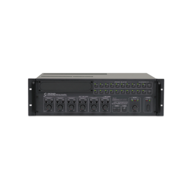 Segon Ampli de puissance 500W 20 Zones en 100V - Class D - DC 24V