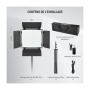 Neewer 2×660 Pro Ii RGB App Led Light+2×200cm Light StaND+1×Bag(Eu)