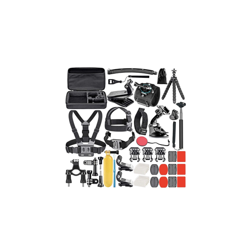 Neewer 50 In 1 Accessory Kit For Action Camera(Black)