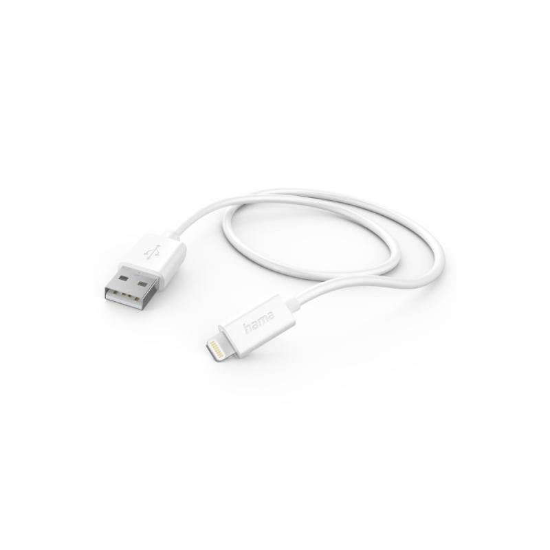 Hama Cable Usb-A/Lightning 1M Blanc