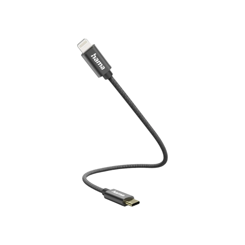 Hama Cable Usb-C/Lightning 0,2M Nylon/Nr
