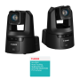 Canon Pack 2 Caméras PTZ 4K CR-N700B (Noir) + Auto tracking offert !