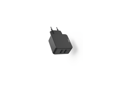 Hama Chargeur Usb X2 12W Noir