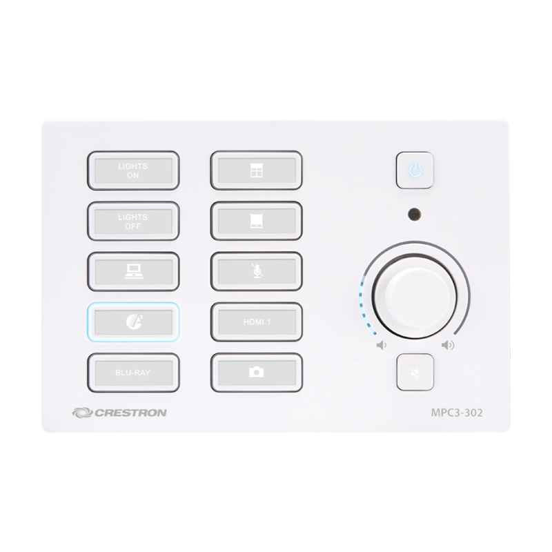 Crestron MPC3-302-W Processeur de contrôle murale Blanc