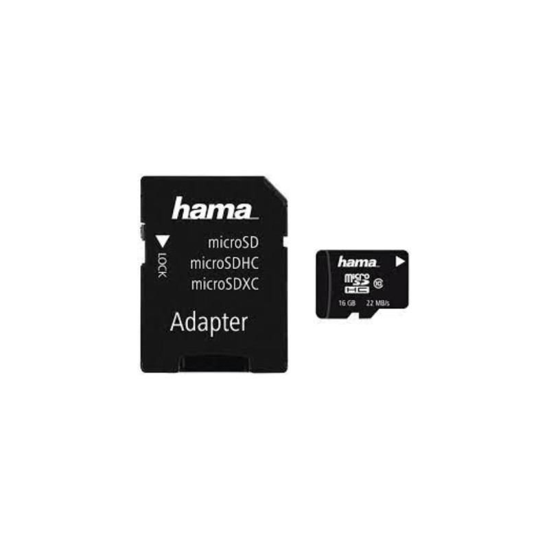 Hama Carte M.Sdhc 16Gb U3Hs-I 80Mb +Ad