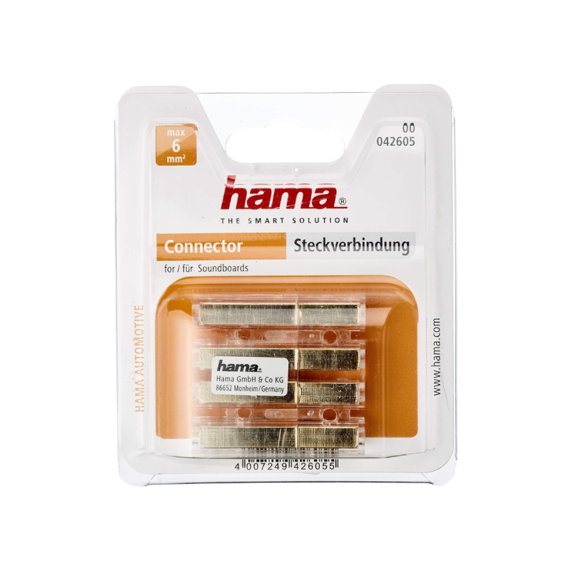 Hama Fiches Bananes Or 6Mm² 4 Pcs