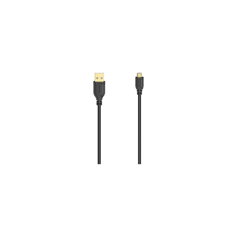 Hama Cable Usb 2.0 A/µb Or Flex Nr 0,75M