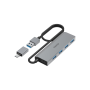 Hama Hub Usb 3.2G1 Usb-A/C-4Xusb-A+Alim