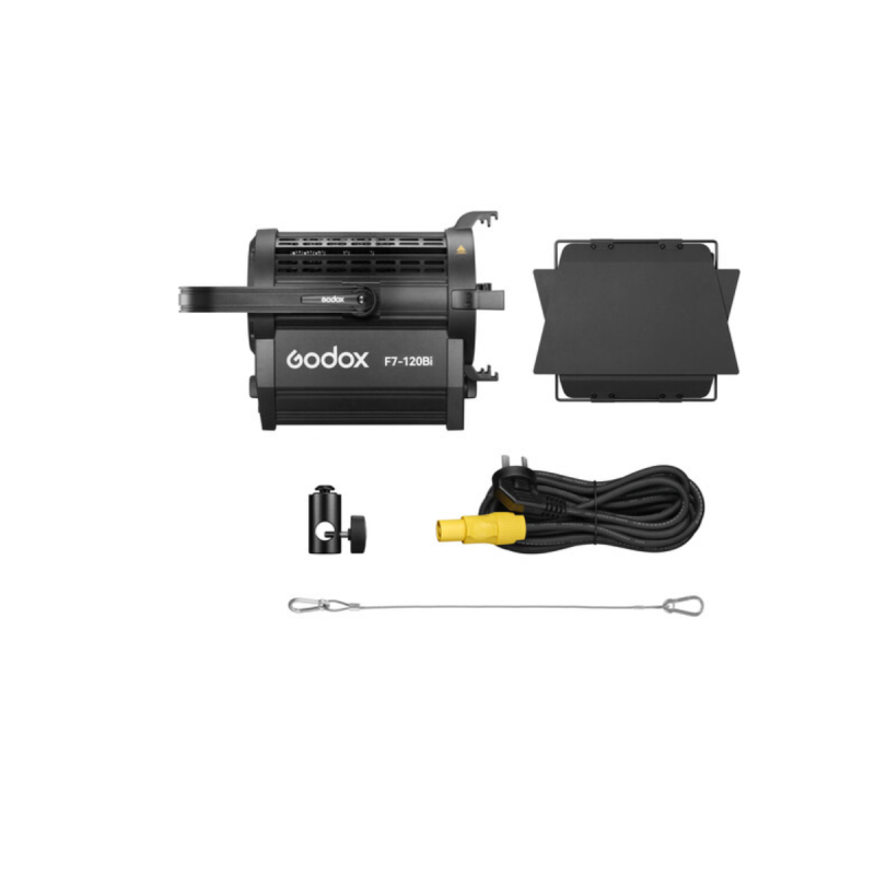 Godox F7 120Bi K2 Bi color LED Fresnel Light ( Stand Mount )