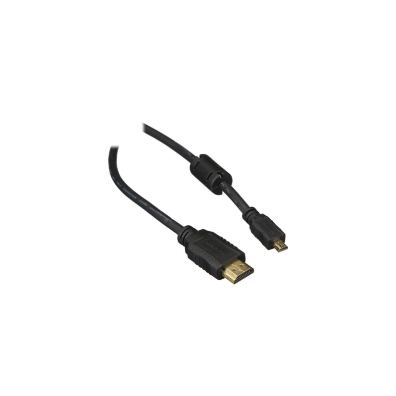 Teradek (Type D) Micro-HDMI Male to (A) Full-HDMI Male Cable 45cm