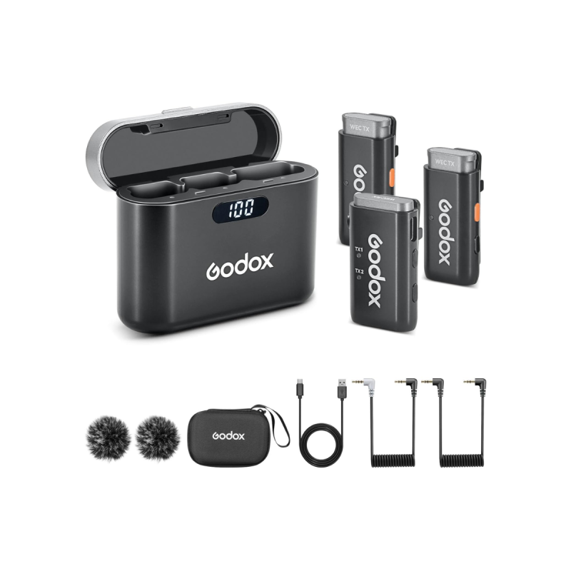 Godox WEC 2X Transmetteur Récepteur Chargeur Kit