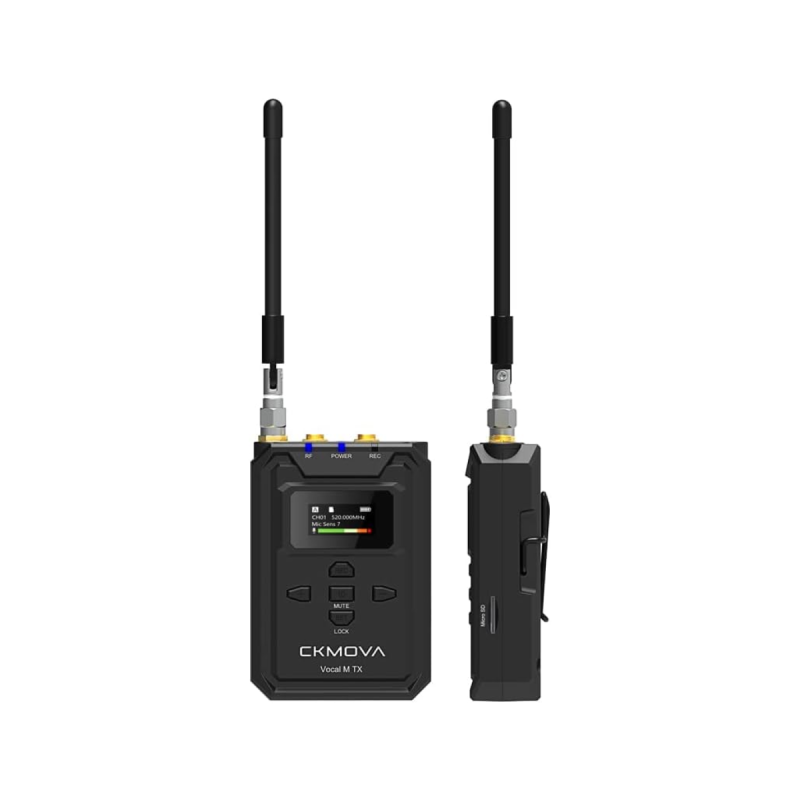Ckmova Pro UHF Dual-Channel Wireless Micro 2x Transmitter&Receiver