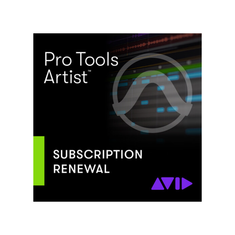 Avid Pro Tools Artist Annual Paid Annually Subscription - RENEWAL
