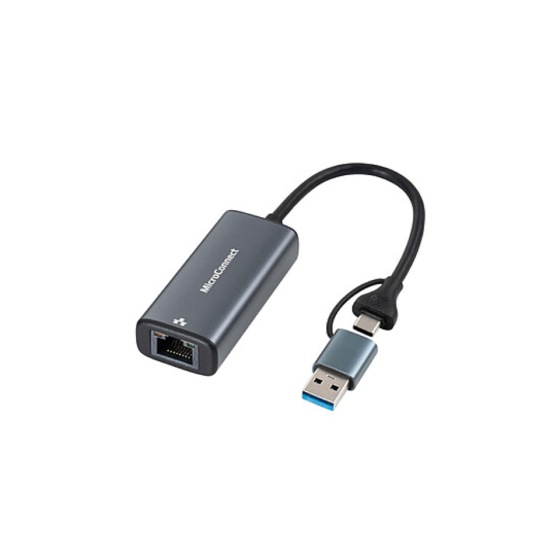 MicroConnect USB-C / A to RJ45 2,5G Network Adapter