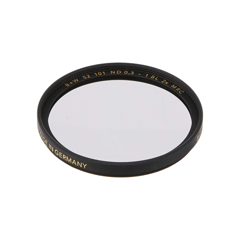 B+W 101 neutral density filter ND2 - 0.3/2x/+1 diaph - MRC - 72mm