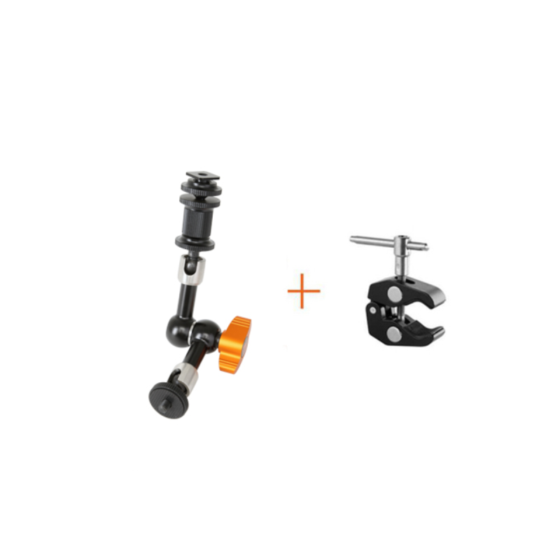 E-IMAGE 6" Stronger Articulating Arm+Clamp Kit(EI-A49+EI-A05)