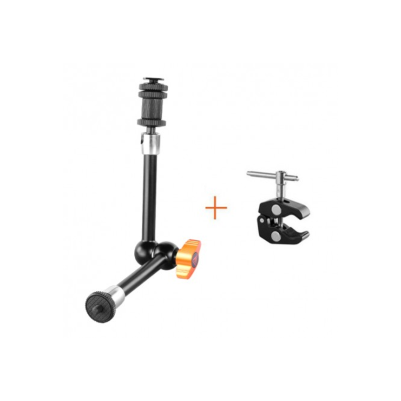 E-IMAGE 11" Stronger Articulating Arm+Clamp Kit(EI-A51+EI-A05)